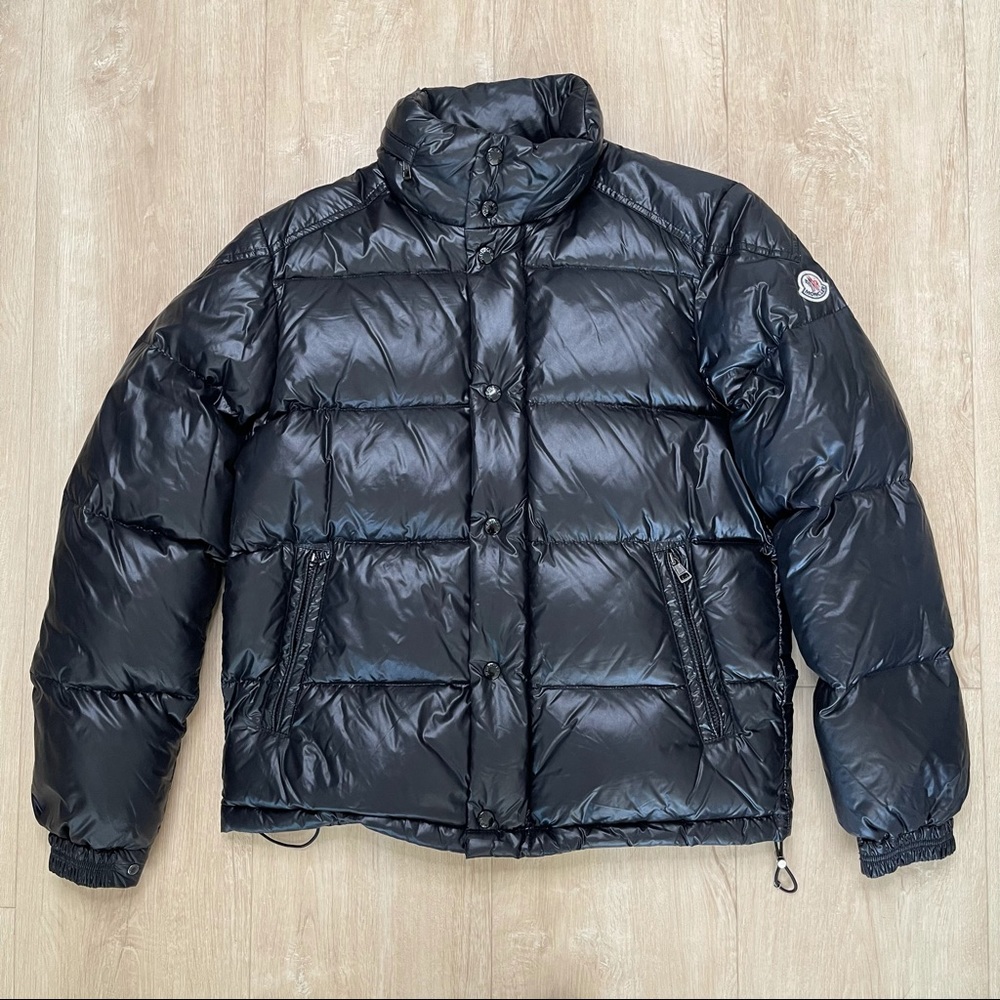 MONCLER MEN PUFFER JACKET BLACK SIZE 3